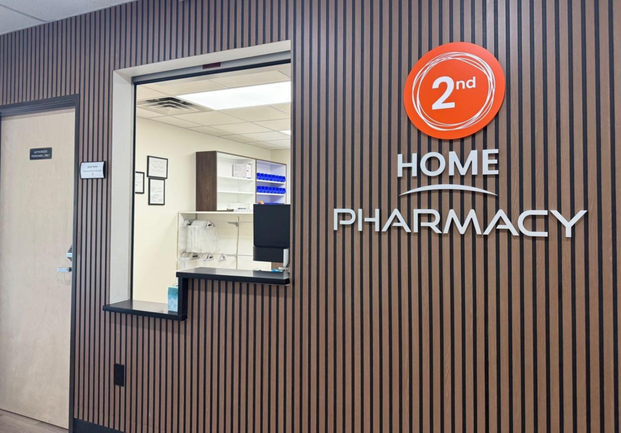 Pharmacist organizing prescription medications